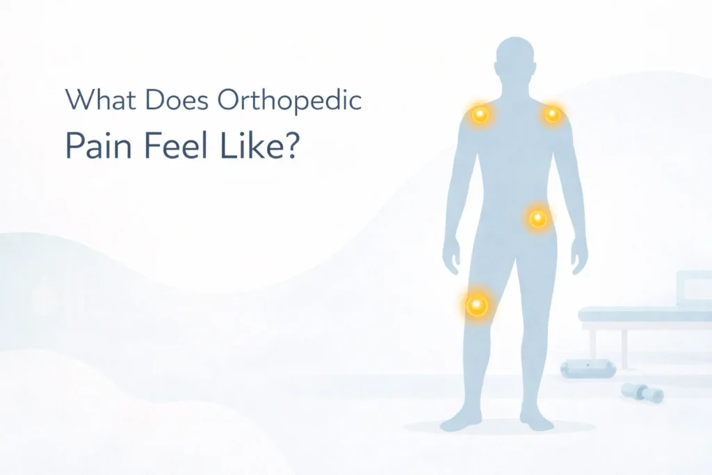 what does orthopedic pain feel like