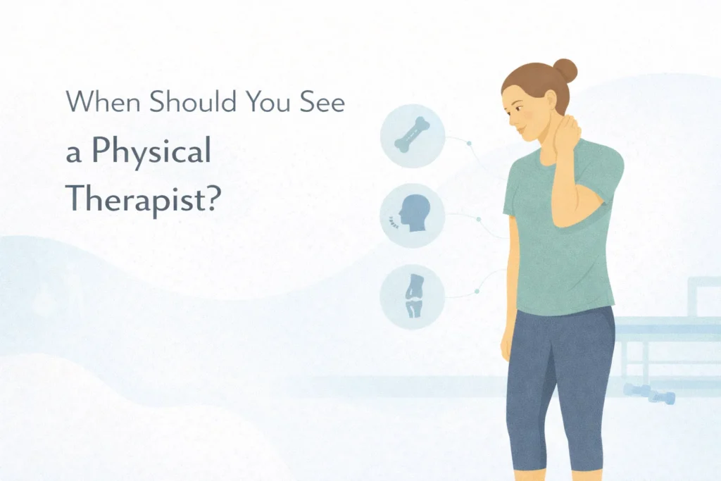 when should you see a physical therapist