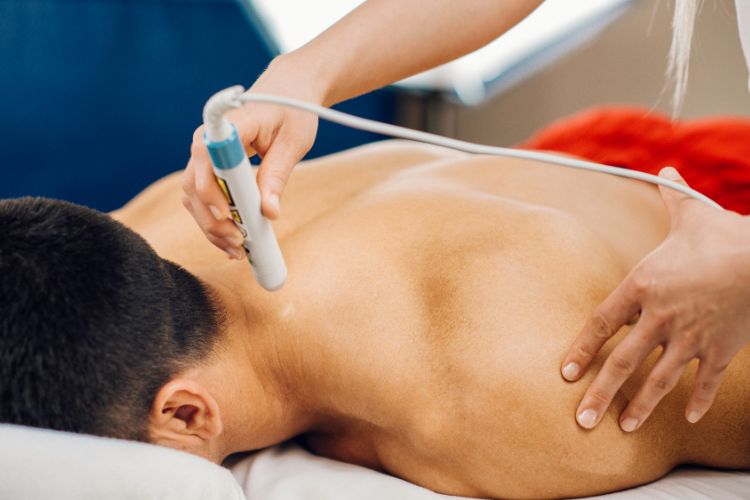 LightForce Laser Therapy session