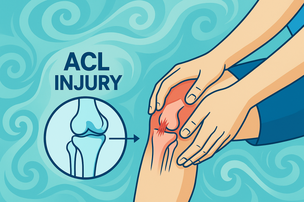 acl injury illustration