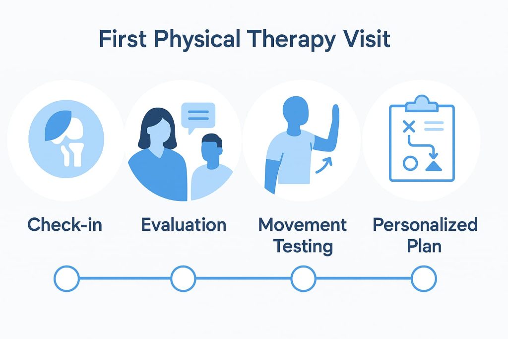 first physical therapy visit