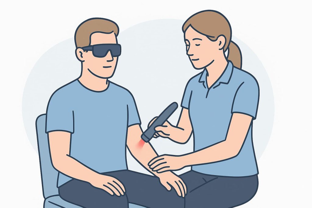 laser therapy treatment example