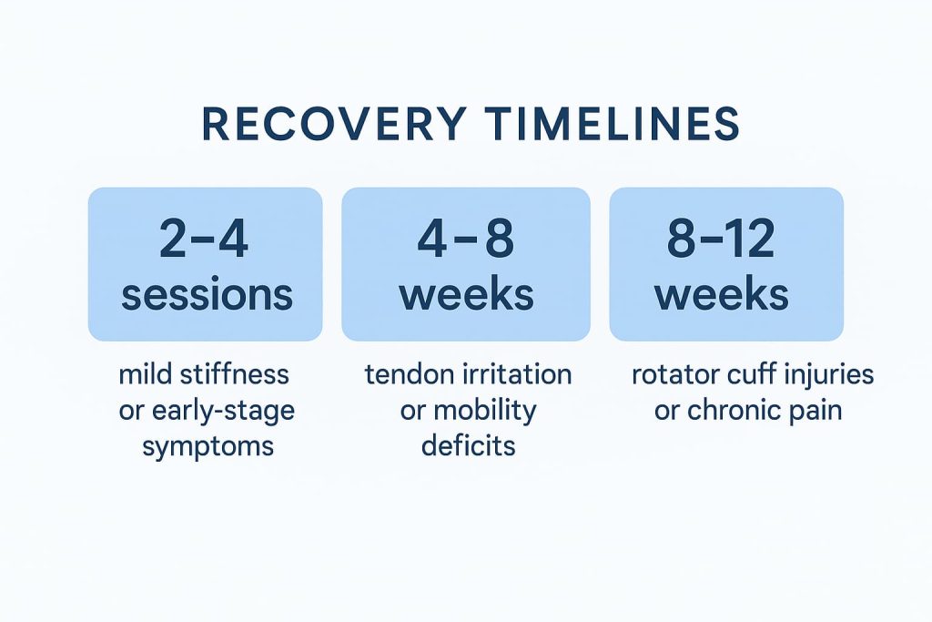 shoulder pain recovery timelines