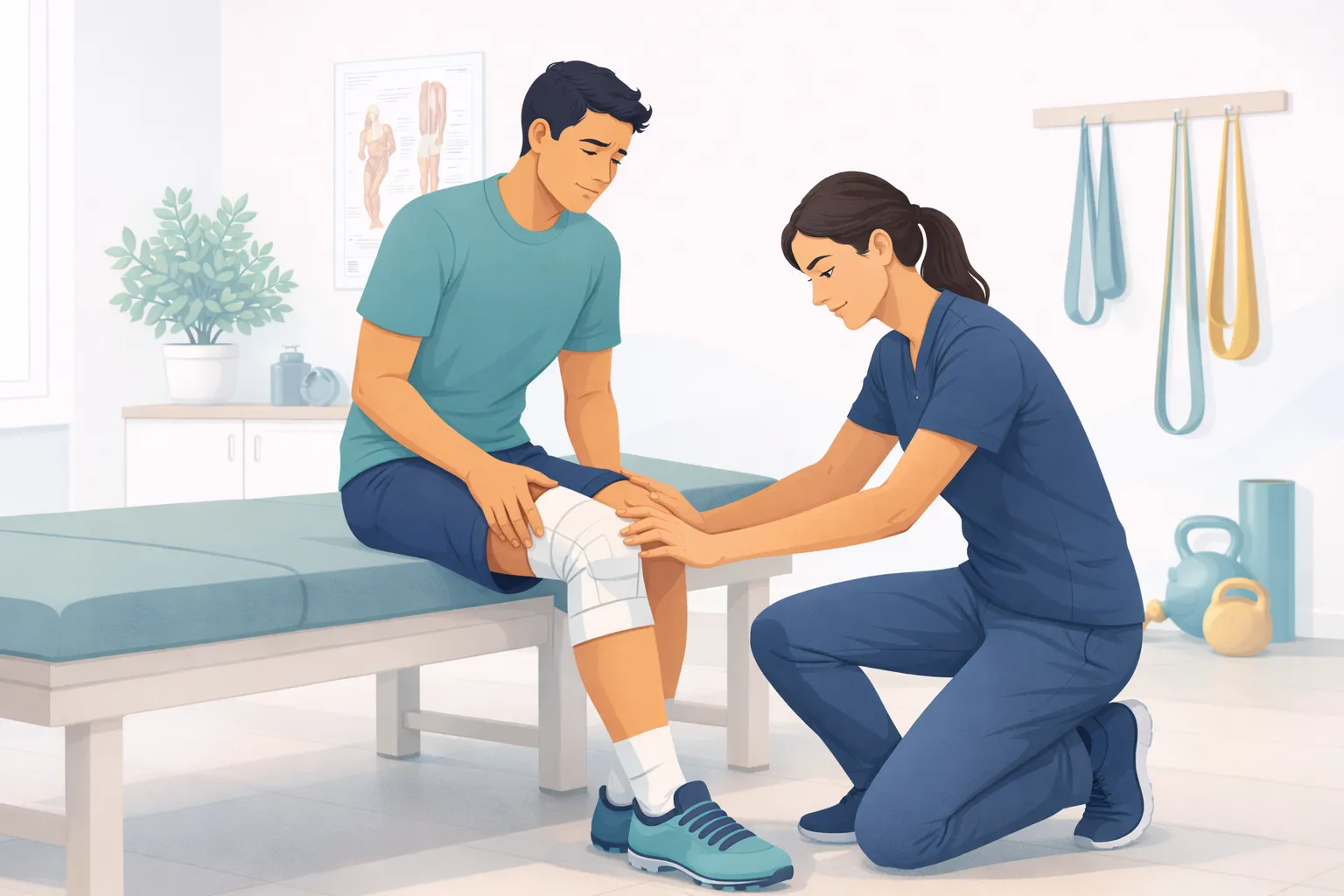 ACL Physical Therapy Session