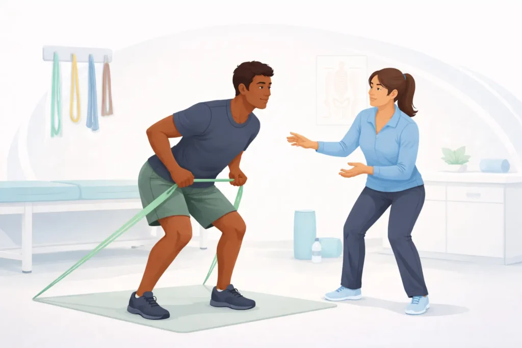 deadlift back pain pt session