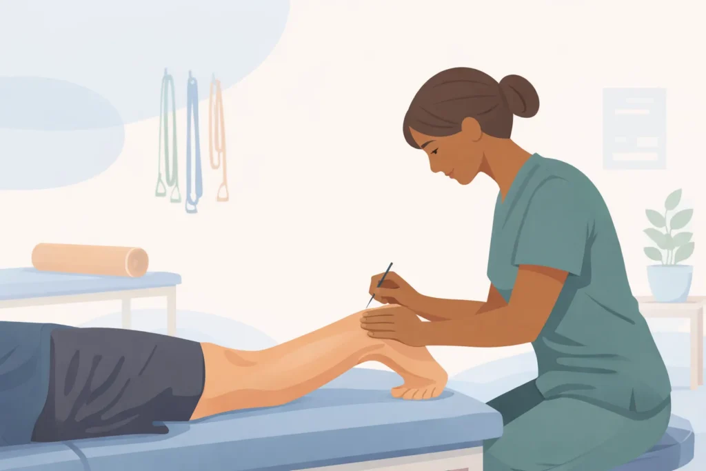 dry needling on calf