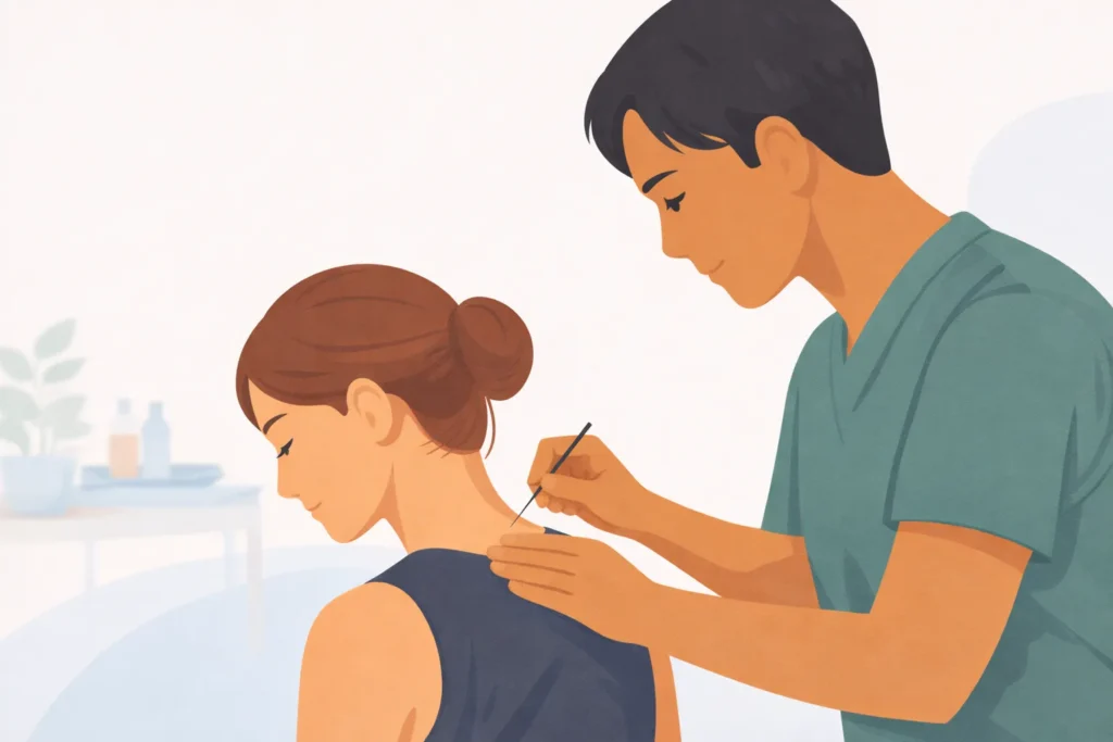 dry needling on neck