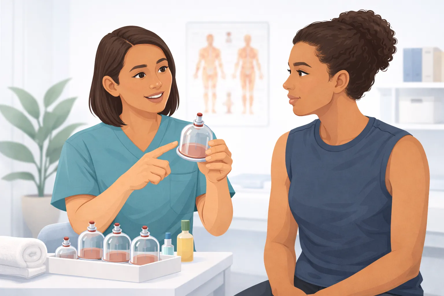 cupping session demonstration