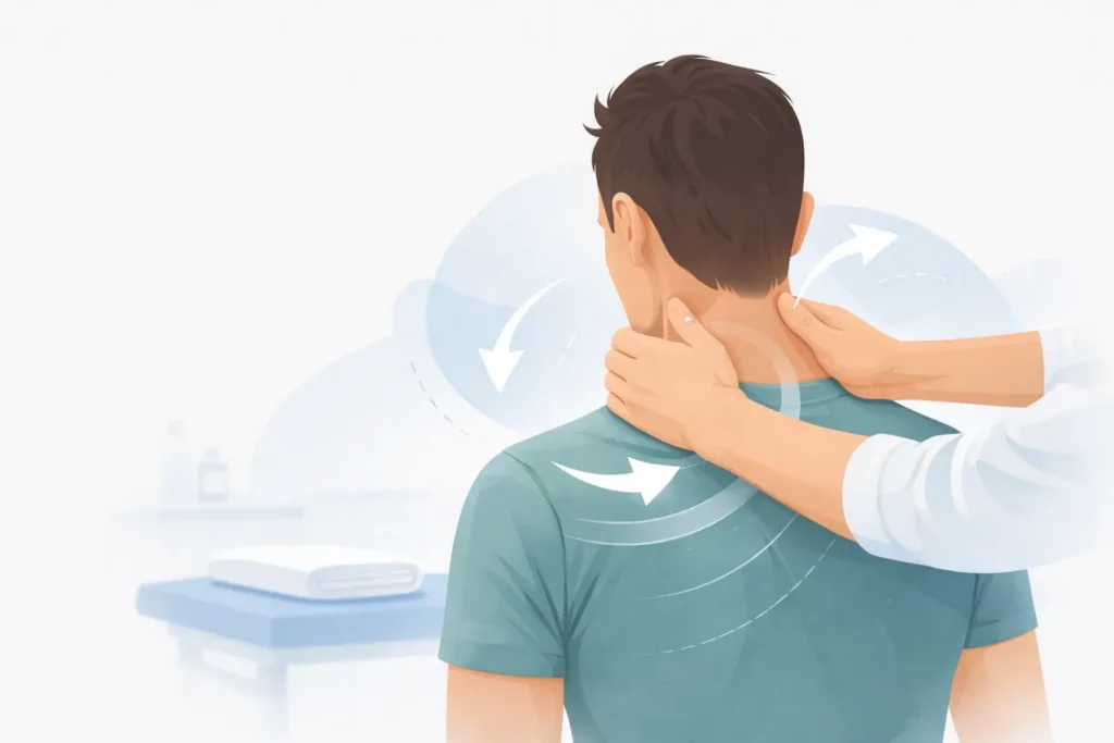 manual therapy on neck