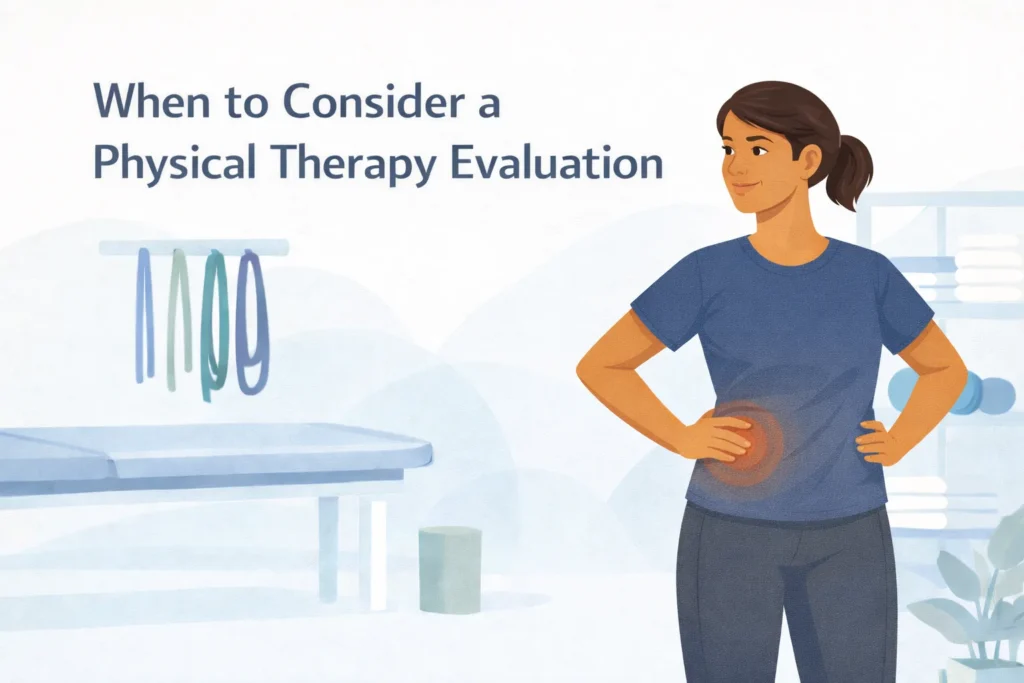 when to consider a pt evaluation
