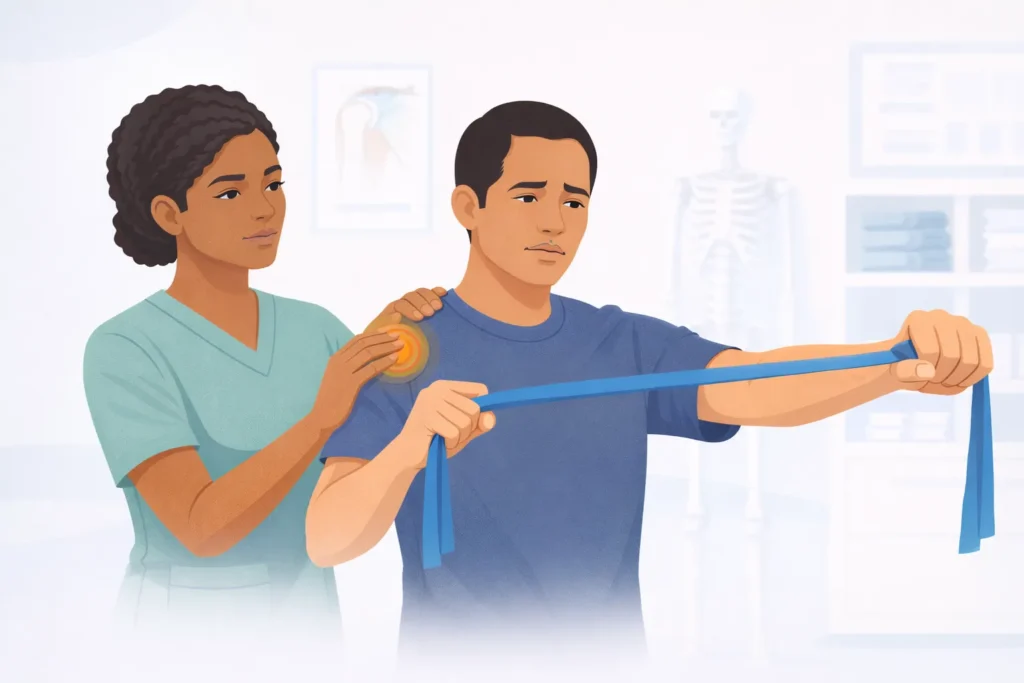 rotator cuff pain pt session