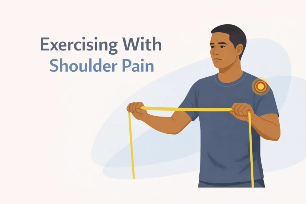 exercising with shoulder pain