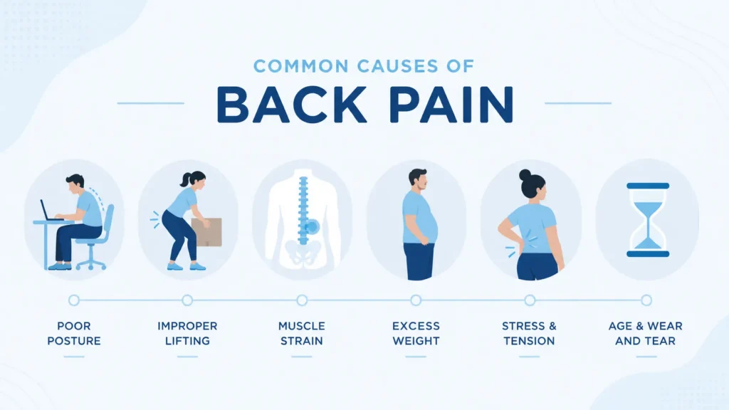 common causes of back pain