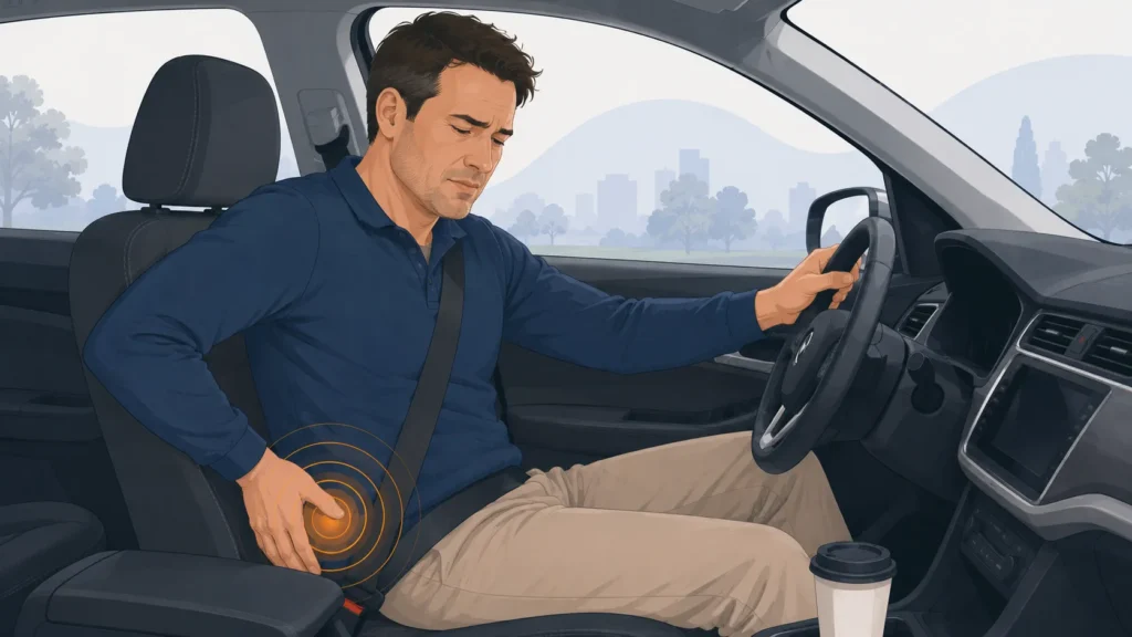 hip pain while driving
