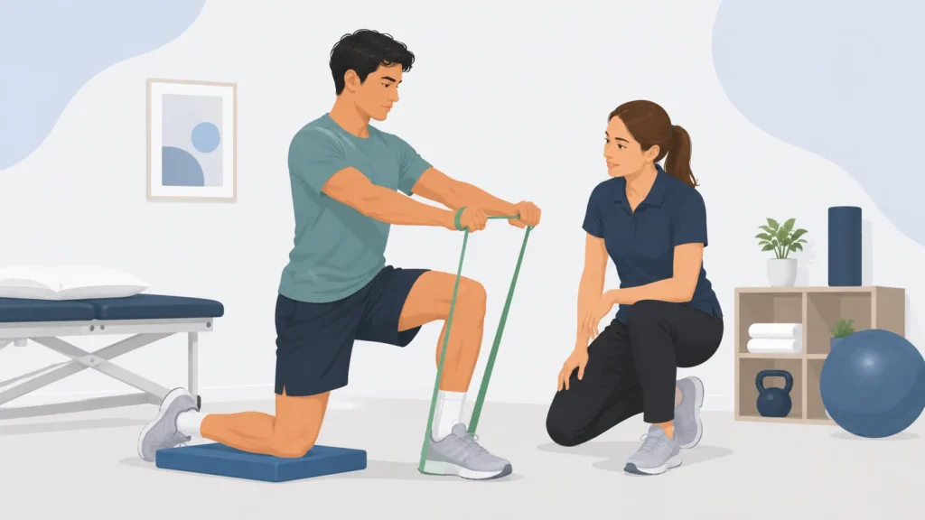 knee pain pt exercises