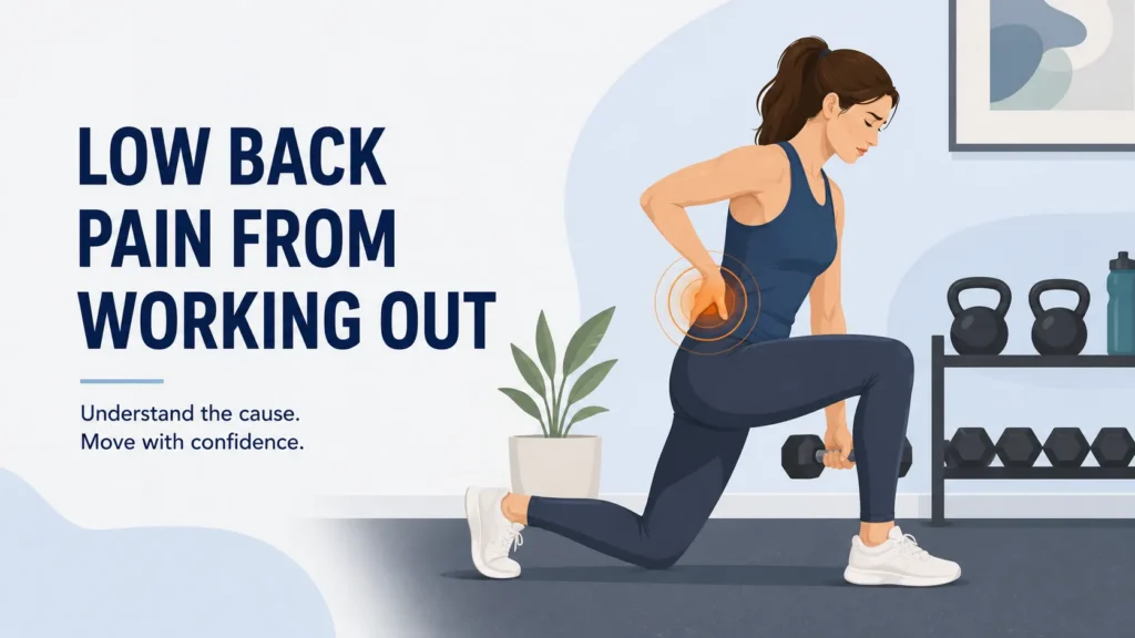 low back pain from working out cover
