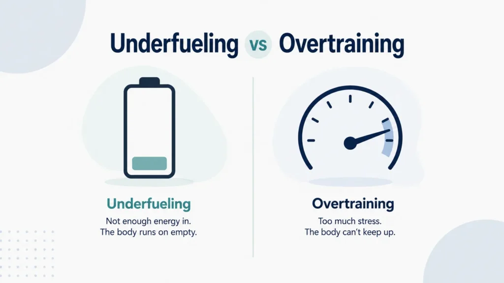 underfueling vs overtraining
