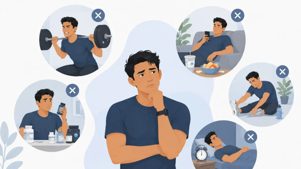common workout recovery mistakes
