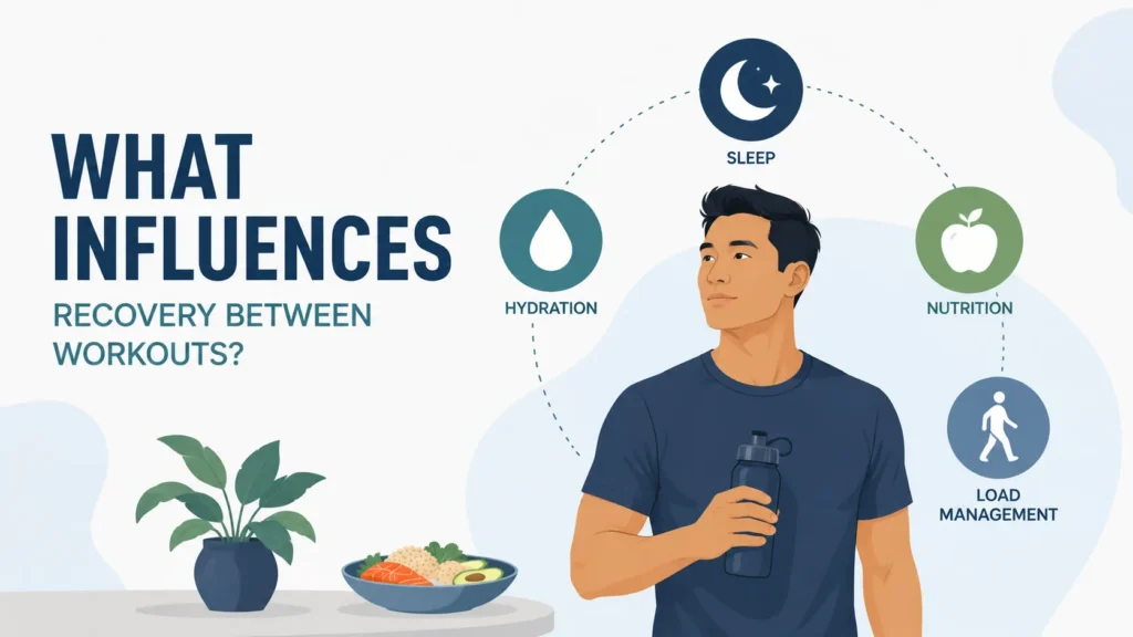 what influences recovery between workouts