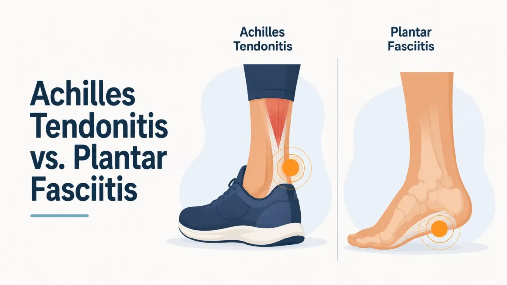 achilles tendonitis vs. plantar fasciitis