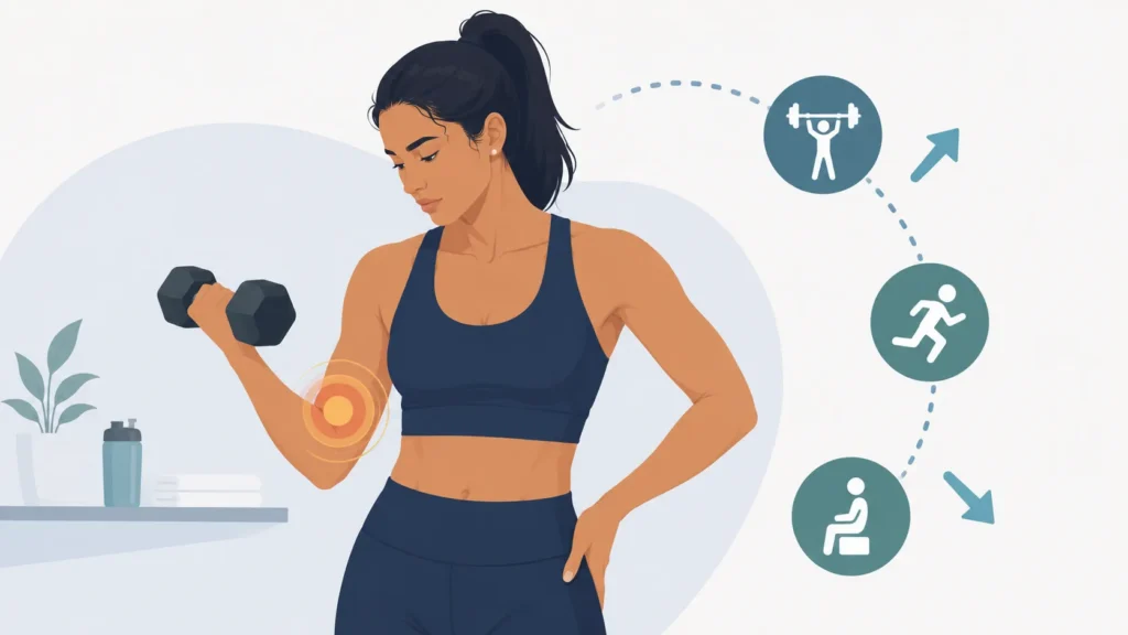 how symptoms behave during activity