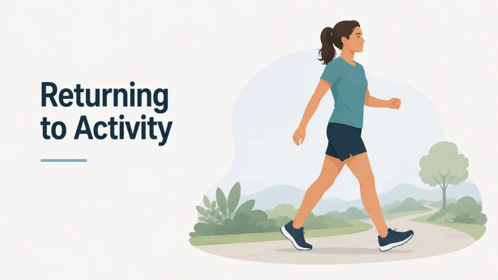 returning to activity achilles tendonitis