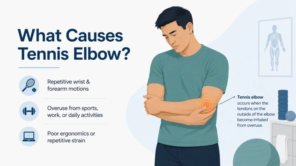 what causes tennis elbow