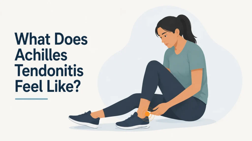 what does achilles tendonitis feel like