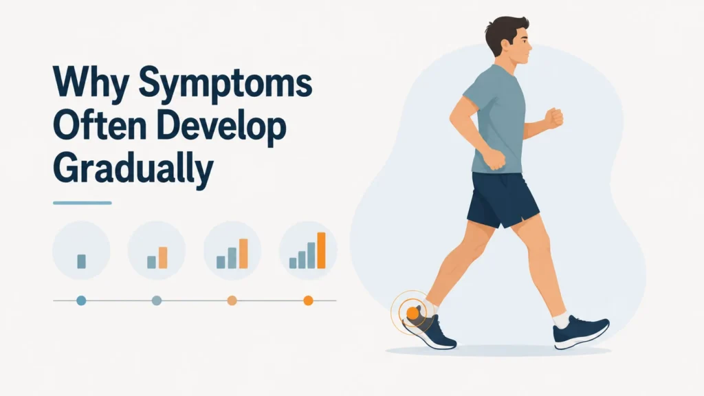 why achilles tendonitis symptoms often develop gradually