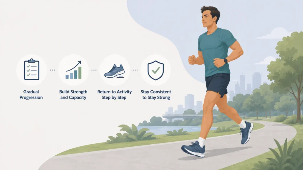 returning to activity from patellar tendonitis