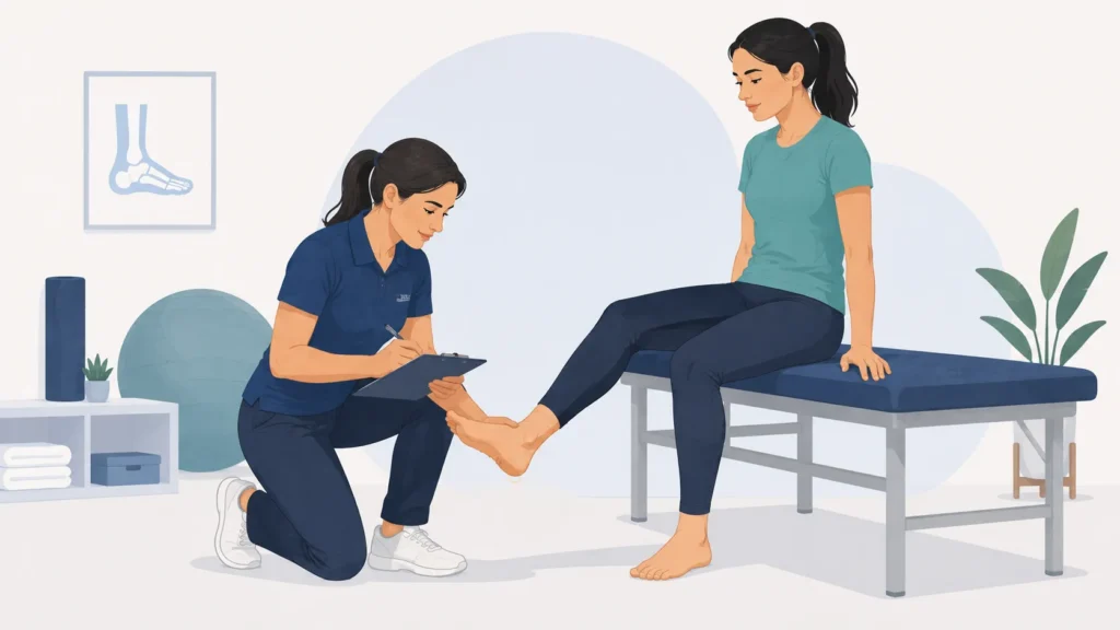 foot and ankle pain physical therapy evaluation