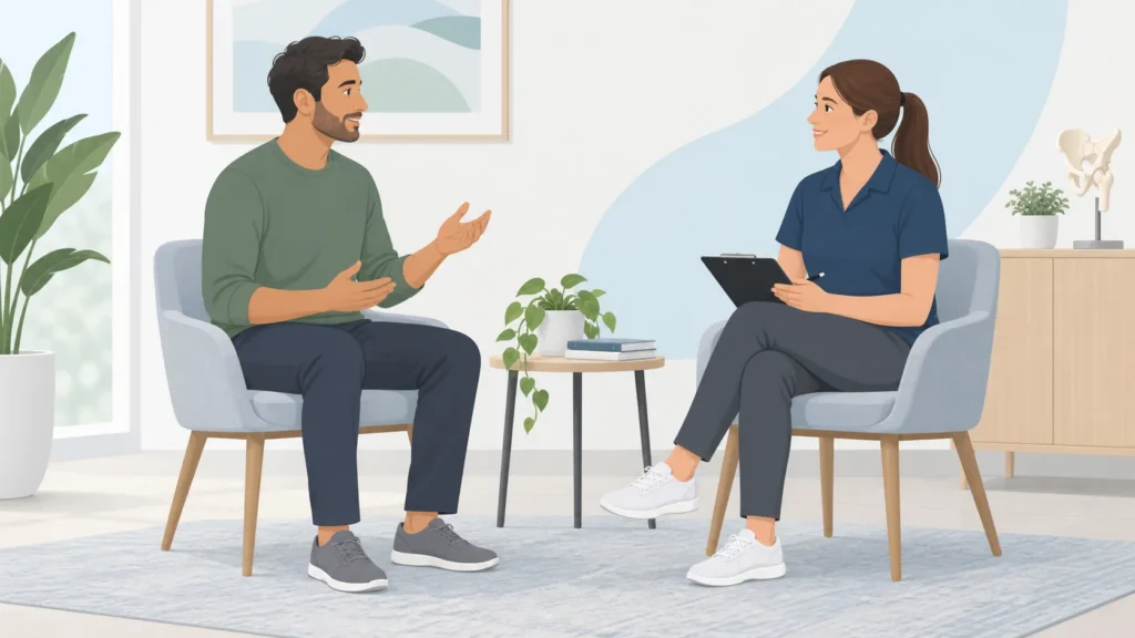 what happens at the first hip labral tear visit